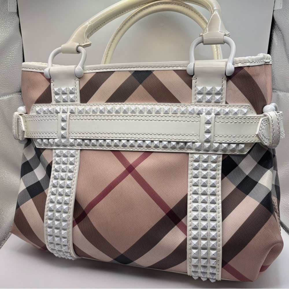 Burberry Limited Edition Bag White Burberry Studded Bag Burberry Studded Purse